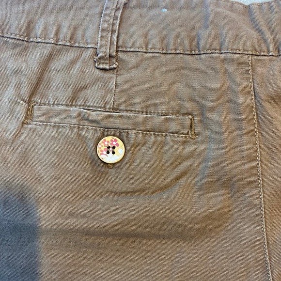 OP Shorts Juniors brown Flower Buttons juniors sz 3 - Picture 3 of 7